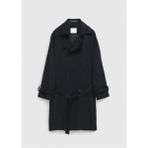 Ramsey Lacivert Oversize Fit Casual Palto Dokuma Malzeme ile Erkekler İçin Şık Tasarım - 58