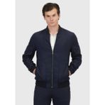 Ramsey Lacivert Regular Fit Dik Yaka Casual Dokuma Mont - 3XL