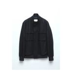 Ramsey Lacivert Regular Fit Dik Yaka Casual Dokuma Mont