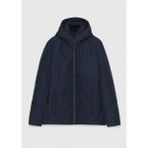 Ramsey Lacivert Regular Fit Kapüşonlu Casual Dokuma Mont - 2XL