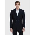 Ramsey Siyah Düz Zeroweight Slim Fit Yün Karışımlı Takım Elbise - 6 Drop - 54