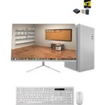 Ramtech Offıce Whıte X10 I5 9400F 16Gb Ram 480Gb Ssd 500Gb Hdd R5 230 2Gb 23.8 Monıtor