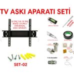 Ramtech Plusramtech Set-02 Askı Aparatı Seti 10" Ile 32" Arası Tüm Tvlere Uyumlu Duvar Tv Askı Aparatı