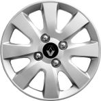 Rand Auto Renault R 19 14 Inç Uyumlu Jant Kapağı Amblemli Gri 4'lü Takım 137