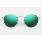 Randolph HN001 Hamılton Matte Chrome 50 Unisex Güneş Gözlüğü - Beyaz