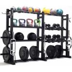 Rane Ağrlık Plakası Kettlebell Bar Dambıl Medicine Ball Standı - Siyah