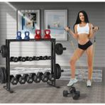 Rane Dambıl Kettlebell Ağrılık Plakası Standı - Siyah