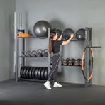 Rane Kettlebel Sağlık Topu Ağırlık Plakası Çok Amaçlı Stand 400 kg Kapasite ile 100 Egzersiz
