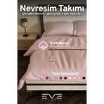 Ranforce Çarşaflı Yastık Ve Yorgan Kılıflı Çift Kişilik Nevresim Takımı 200x220 Cm - Pembe - 200 x 220 cm