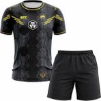 Rang Store Takım Şortlu Ufc-Gym Topurıa Antreman Forması - Siyah - 001