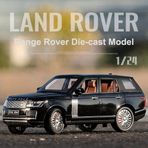 Range Rover Land Jip Tarzı Araba Diecast Model Araba 1:24 Siyah Range Rover Model Diecast Araba