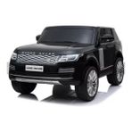 Range Rover Lisansli Range Rover! 24V, Yumusak Lastik, Tabletli, Çift Kişilik Akülü Araba! - Siyah