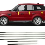 RANGE ROVER SPORT 2006-2012 CAM ÇITASI PASLANMAZ ÇELİK KROM 6 PRÇ