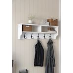 Rani Mobilya Rani P2 Modern Portmanto Duvar Askısı Beyaz Vestiyer 120 Cm