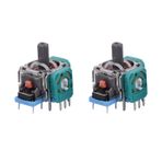 Rankomu 3D Joystick 2 Pcs Analog Stick 3D Joystick Replacement for PS4 Controller, Joystick Module, High Precision, Easy Installation