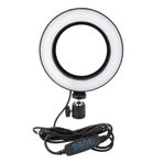 Rankomu 6 inç USB LED Video Işığı, Fotoğrafçılık, Selfie ve Canlı Stüdyo için Kısılabilir Halka Lambası, Video Dolgu Işığı, Kamera Dolgu Işığı, Ayarlanabilir Brightn