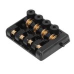Rankomu Bas Parçaları Metal Uç Pimi Kapağı 6,35 mm Akustik Gitar ve Ukulele EQ Ekolayzır Pikap Kurulumu için Jack Kuyruk Pimi Kapağı, Tasarım, Kurulumu Kolay