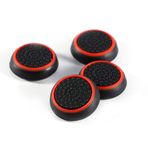 Rankomu Cover 4Pcs Replacement Silicone Thumb Stick Grip Cap Cover for PS3 PS4 Xbox, Joystick Cap, Gamepad Accessory, Red