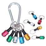 Rankomu Hızlı değişim Bit tutucu 10 adet Hex Shank anahtarlık uzatma çubuğu matkap ucu adaptörü hızlı değişim tutucu 1/4 "toka