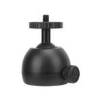 Rankomu Küçük Tripod Top Kafası Mini Tripod Top Kafası, 360 Derece Döner Top Başlı Video Standı, 1/4 İnç Vida Adaptörü, Kamera Tripod Sabitleyici için Kompakt Tasarım, Hafif