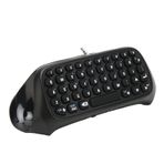 Rankomu Portable Wirel Game Keyboard Wirel Mini Bluetooth Keyboard, Portable Gamepad Mage Keyboard for PS4 Controller, DC 5V, Stable Wireless Connection, Compact Design, Gaming Accessory