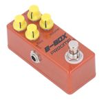 Rankomu Preamp Etkisi Tek Pedallı B Box Preamp Pedalı, Overdrive Fonksiyonlu Mini Tek Etkili Pedal, Elektro Gitar Uyumu, Gelişmiş Ses Performansı için Kompakt Tasarım
