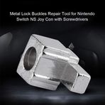 Rankomu screwdriverforswitch Joycon Screwdriver Repair Tool Kit, Metal Buckle Lock for Nintendo Switch NS Joy-Con Controller, Includes Lock and Screwdriver for Joy-Con Repair, Compatible with NS
