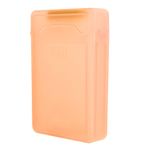 Rankomu Şeffaf Sabit Disk Saklama Kutusu Sabit Disk Koruma Kutusu, 3.5 inç HDD/SSD Darbeye Dayanıklı Anti-Statik ABS Saklama Kutusu, Toz Geçirmez Şeffaf Sabit Disk Saklama Kutusu, Kırmızı