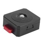 Rankomu V Montaj Pil Sabitleme Plakası Alüminyum Alaşımlı 3 Yollu Sönümleme Video Kafası, Pan Bar Saplı 360° Panoramik Fotoğraf Tripod Kafası, DSLR ILDC Kameralarla Uyumlu, Maksimum Yük Kapasitesi