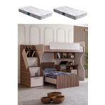 Ranza, Milano Çift Kişilik Çalışma Masalı Modern Ranza + 2 Adet Comfort Yatak