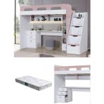 Ranza, Troya Ranza Masa Kitaplık + 1 Adet Comfort Yatak - Pembe