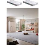 Ranza, Zenit Yavrulu Ranza 3 Kapaklı Dolap 2 Adet Comfort Yatak - Krem - 100 x 100 cm