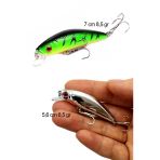 Rapala 2Li Set Turna Levrek Alabalık Lüfer Rapala Yapay Suni Yem Sasi Yem Jigyem
