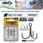 RAPALA İĞNESİ Owner 5621 St-21 Black Chrome 3’LÜ İğne No:6