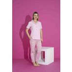 RAPAPA Kadın Likralı Penye(ANNE KIZ KOMBİNİ YAPABİLİRSİNİZ) Düğmeli Yazlık Pijama Takımı 3032