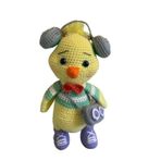 Rapçi Civciv Amigurumi Organik Oyuncak