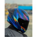 Rapıd 2 Race Optık Mat Mavi-Mor Kask - L
