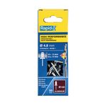 Rapid kör perçin Universal alüminyum, 50 adet matkap ucu dahil, 4,8 x 12 mm, 5000388
