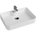Rapid Line Tezgah Üstü Lavabo 42 x 60 cm – Geniş Yüzey, Yüksek Konfor - Beyaz