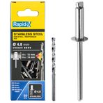 Rapid Perçin 4.8X18 mm Paslanmaz Matkap Ucu