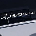Rapid Yan Cam Sticker Oto Kapı Çıkartma Tuning oto 20 cm x 7 cm yazı 447