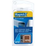 Rapid Zımba Teli 970 Serisi 14 mm Galvaniz Kaplı Farklı Nokta (1 PKT/672 Adet) - 40109599