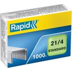 Rapid Zımba Teli No:21/4 1M Standart 1000 Adet Galvanize Yumuşak Tel ile Konforlu Kullanım