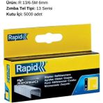 Rapid Zımba Teli, R 13/6-5m, 1PAKET=5000 Adet