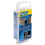 Rapid Zımba teli Tip 606, 15 mm zımba, 1.200 adet, ahşap için reçine yüzeyli dar sırt mandalları