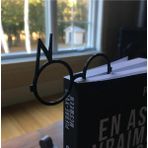 Rapithwin Harry Potter Tasarımlı Anahtarlık Kitap Ayracı Plastik Malzemeden Hafif 5 cm - 0 - Siyah