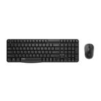 Rapoo 18431 1800s 1000 DPI Nano Alıcılı Kablosuz Türkçe Klavye Optik Mouse Set siyah