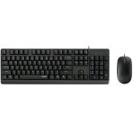 Rapoo X130pro 13386 Kablolu Usb Tr Klavye Mouse Set Siyah