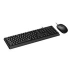 Rapoo X130pro Wired Tr Klavye Mouse Set Sıyah
