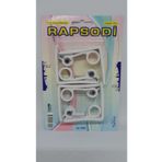 Rapsodi Plastik Yaylı Masa Mandalı 4'lü